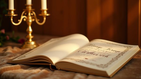 Livre d'or audio mariage : immortalisez vos souvenirs en voix